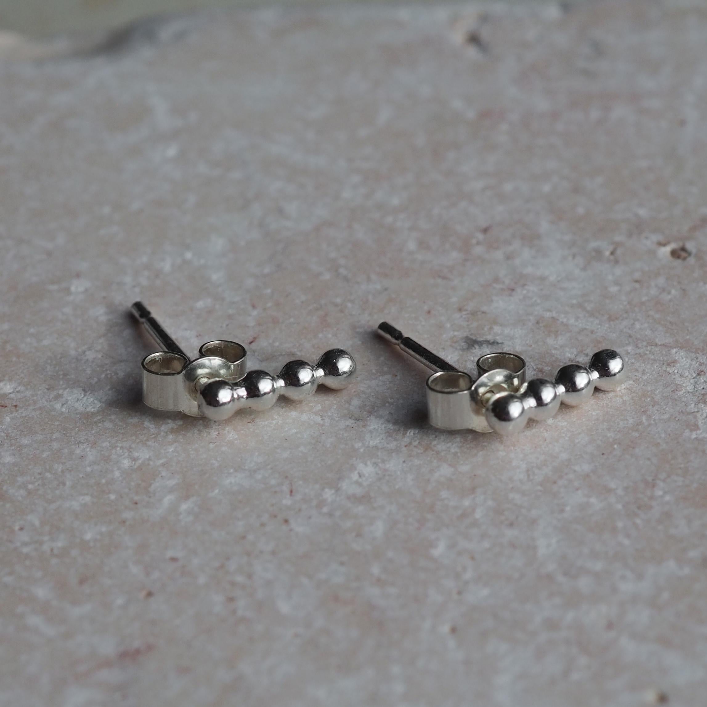 Silver Stud Earrings 