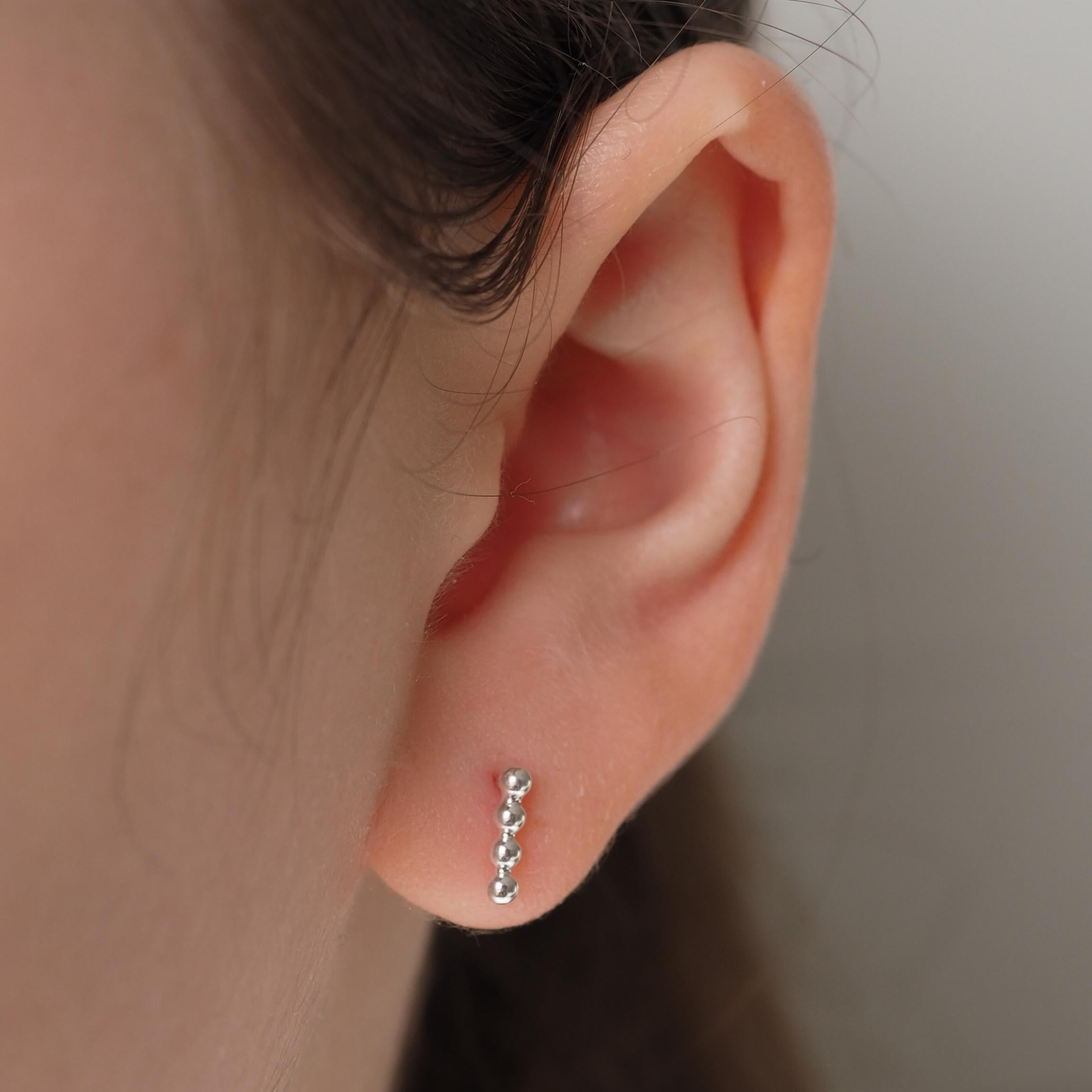 Silver Stud Earrings 