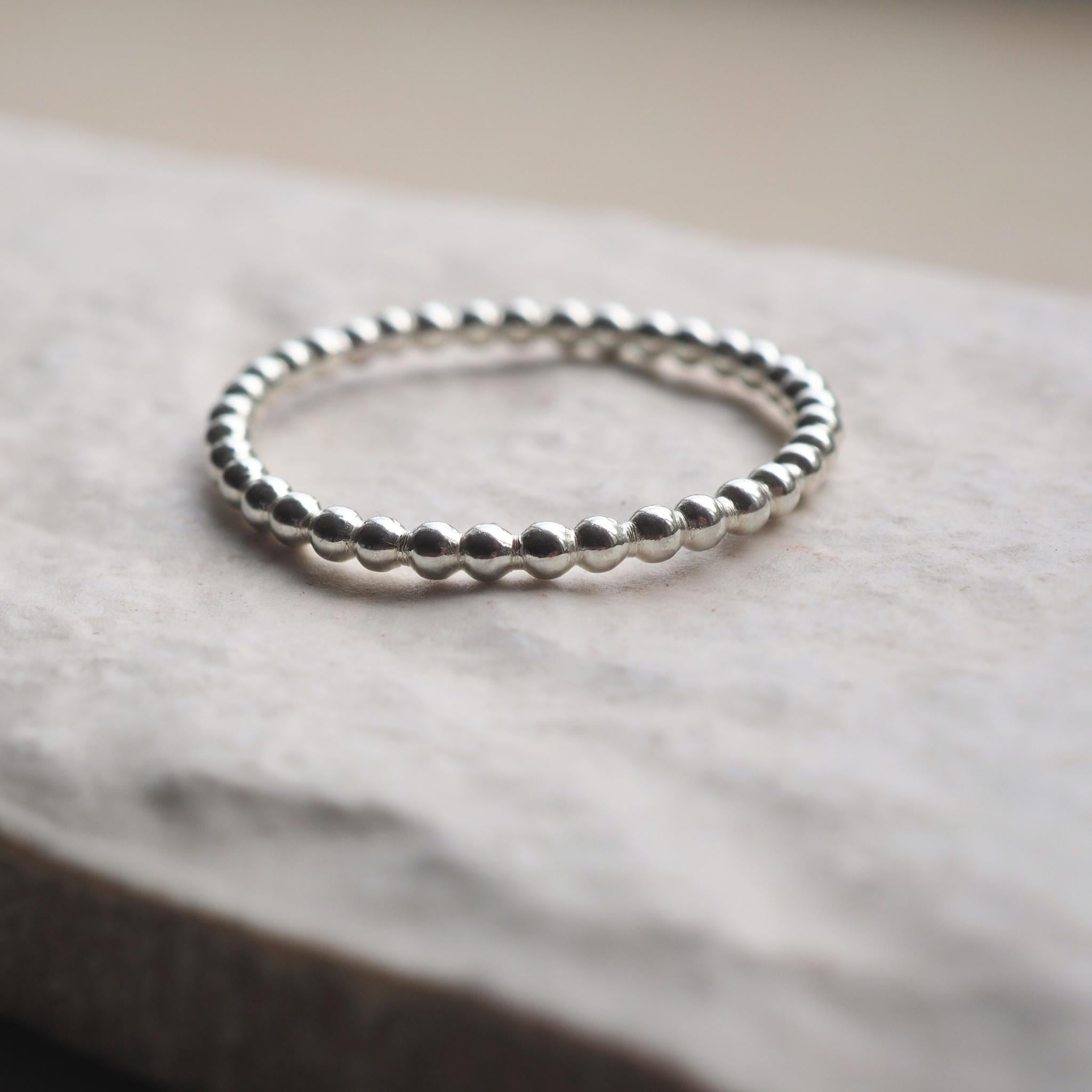 Beaded Stacking Ring