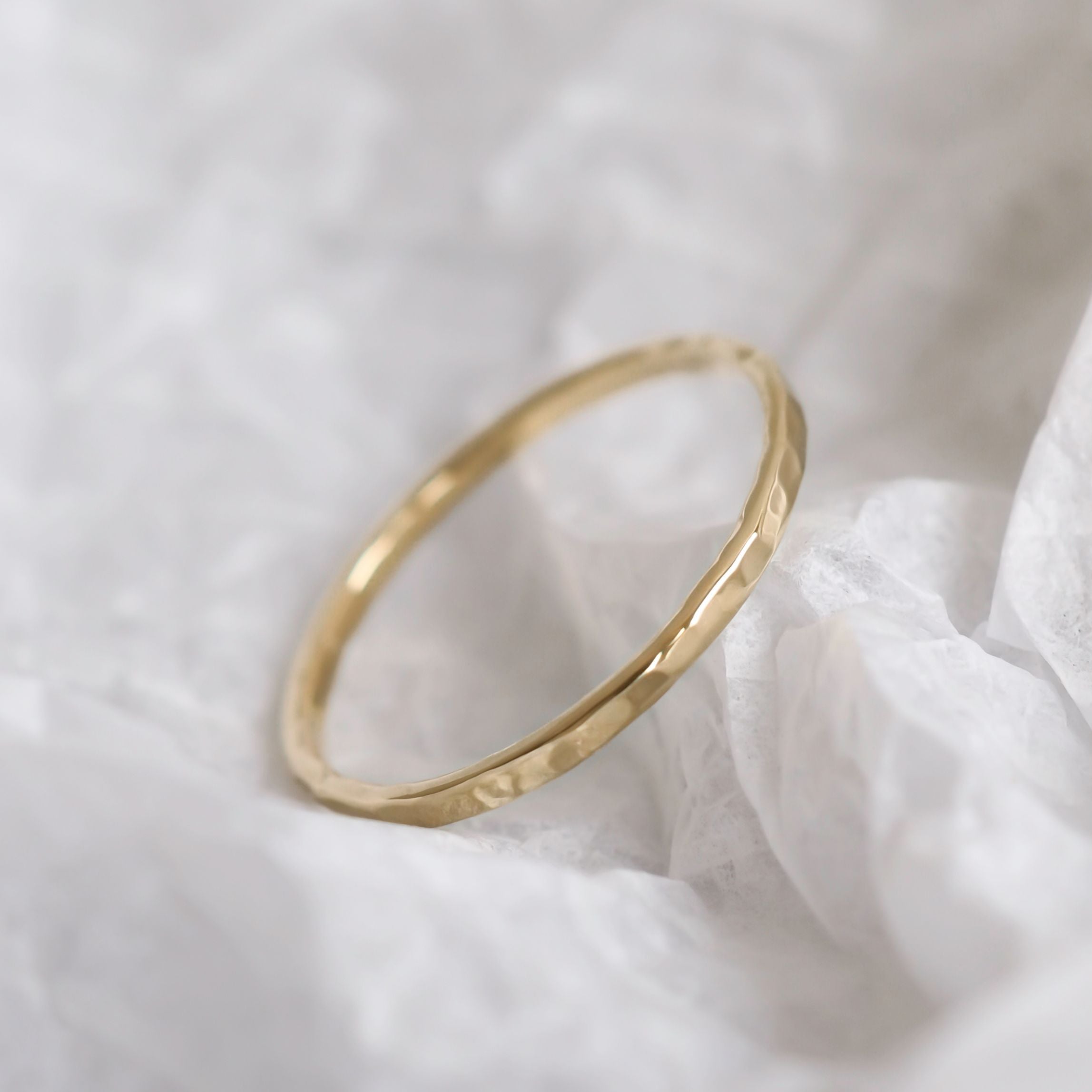 Hammered Stacking Ring