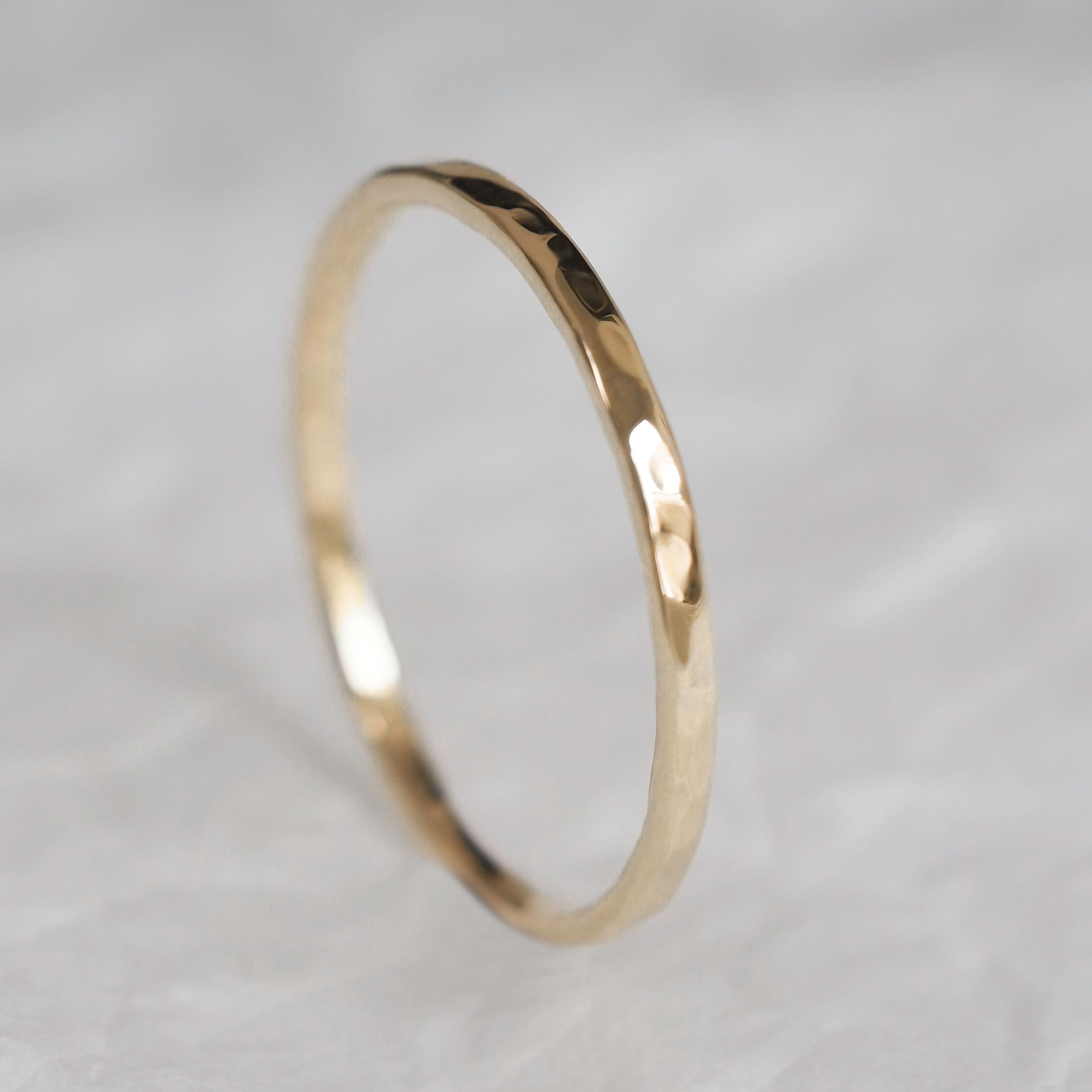 Hammered Stacking Ring