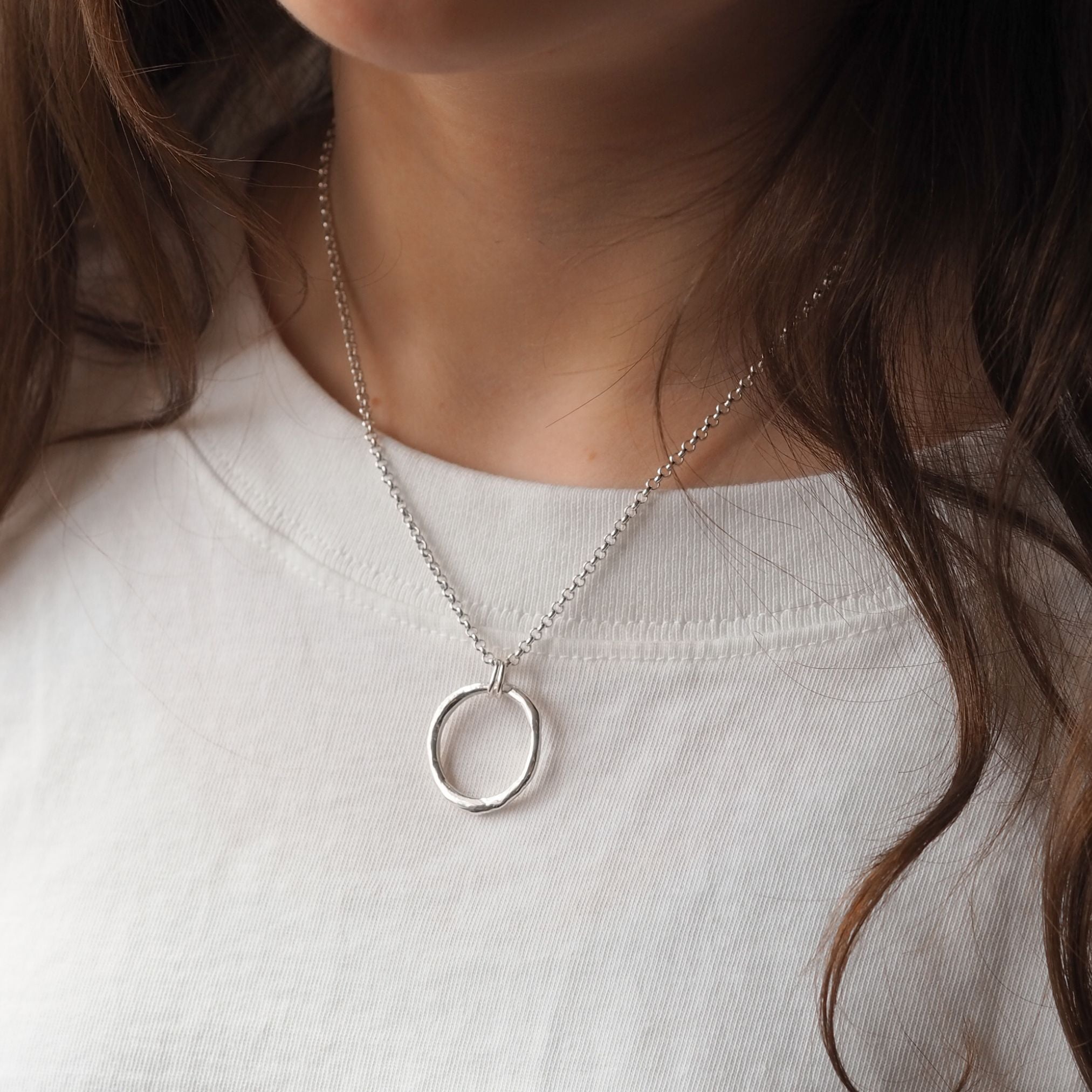 Single Halo Pendant