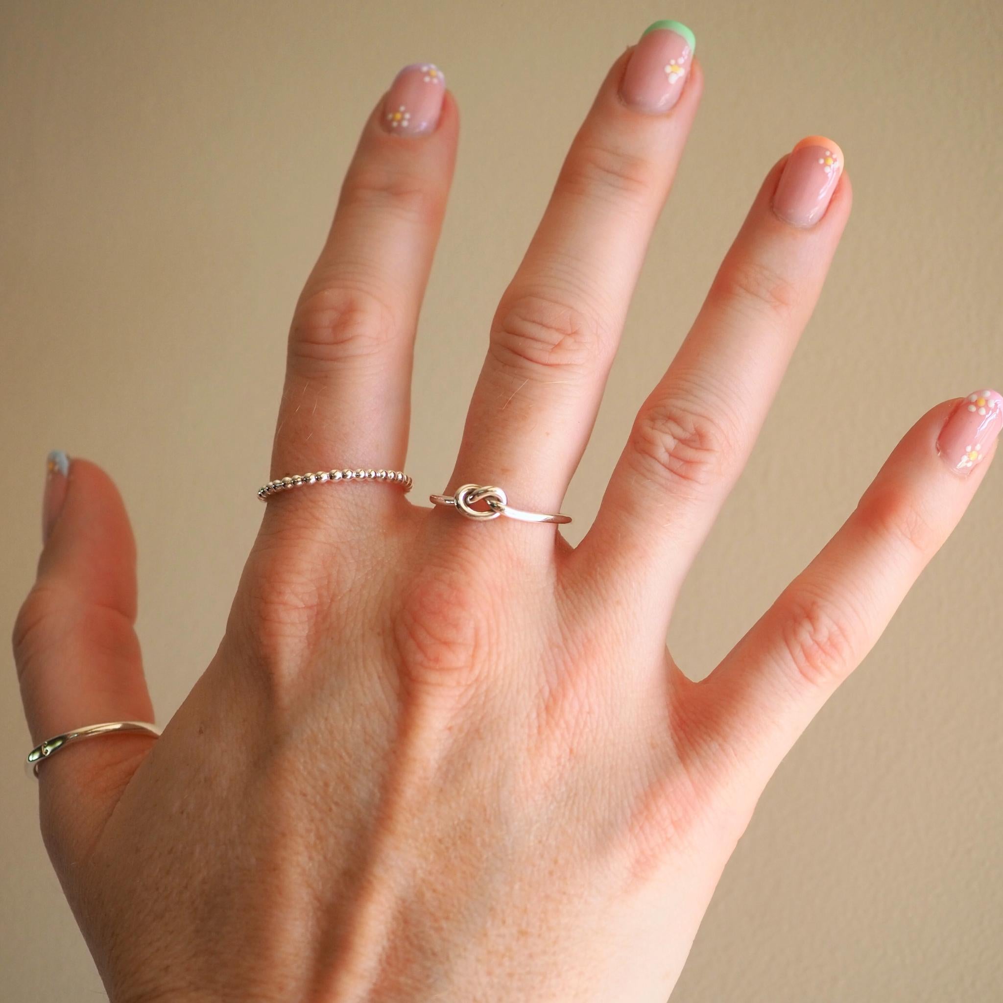 Beaded Stacking Ring | Women's Bead Rings