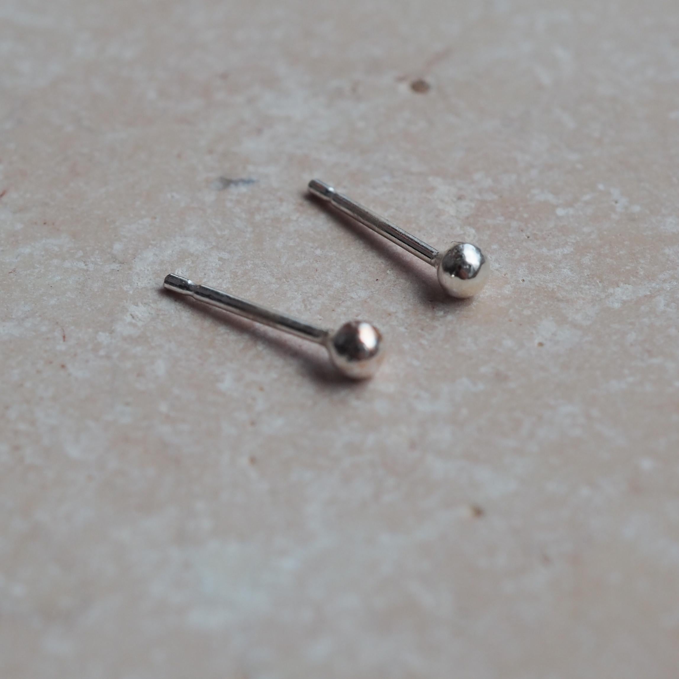 Tiny Dot Stud Earrings