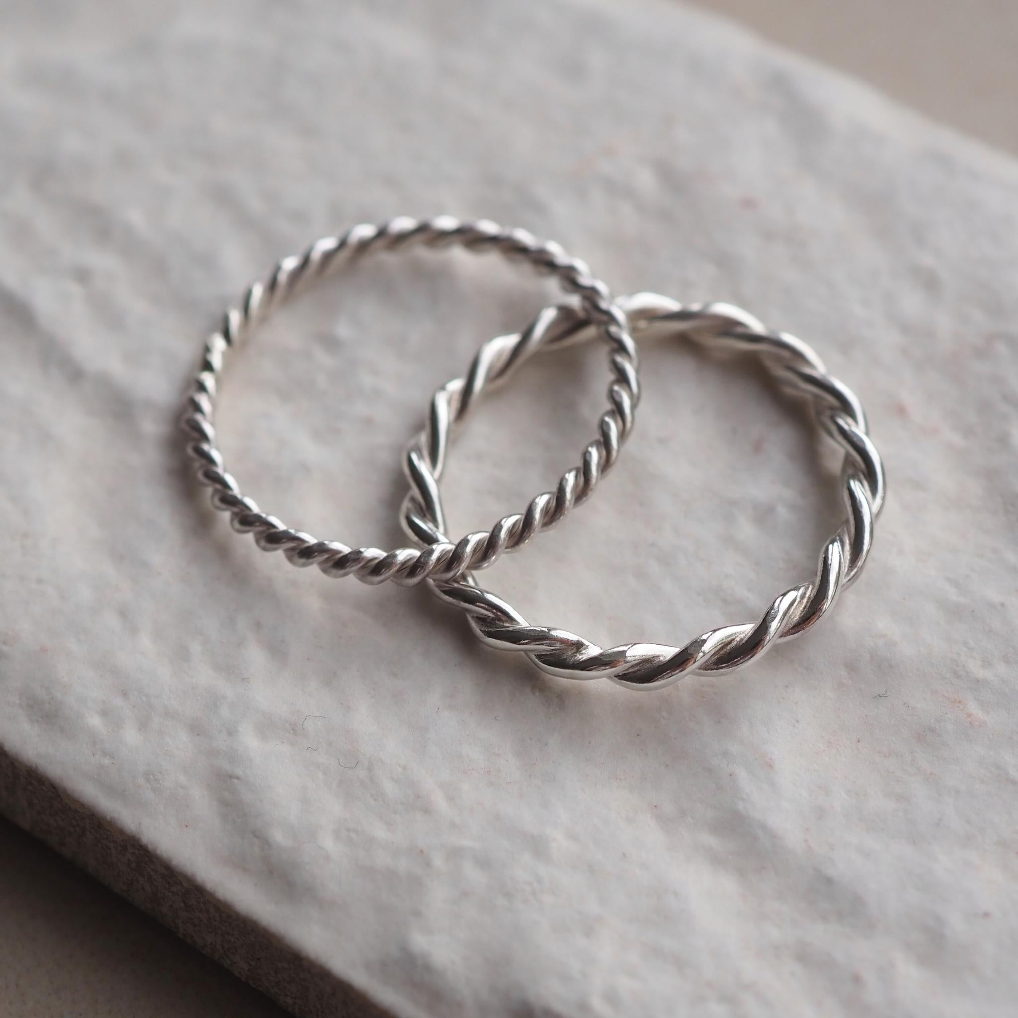 Twisted Stacking Ring