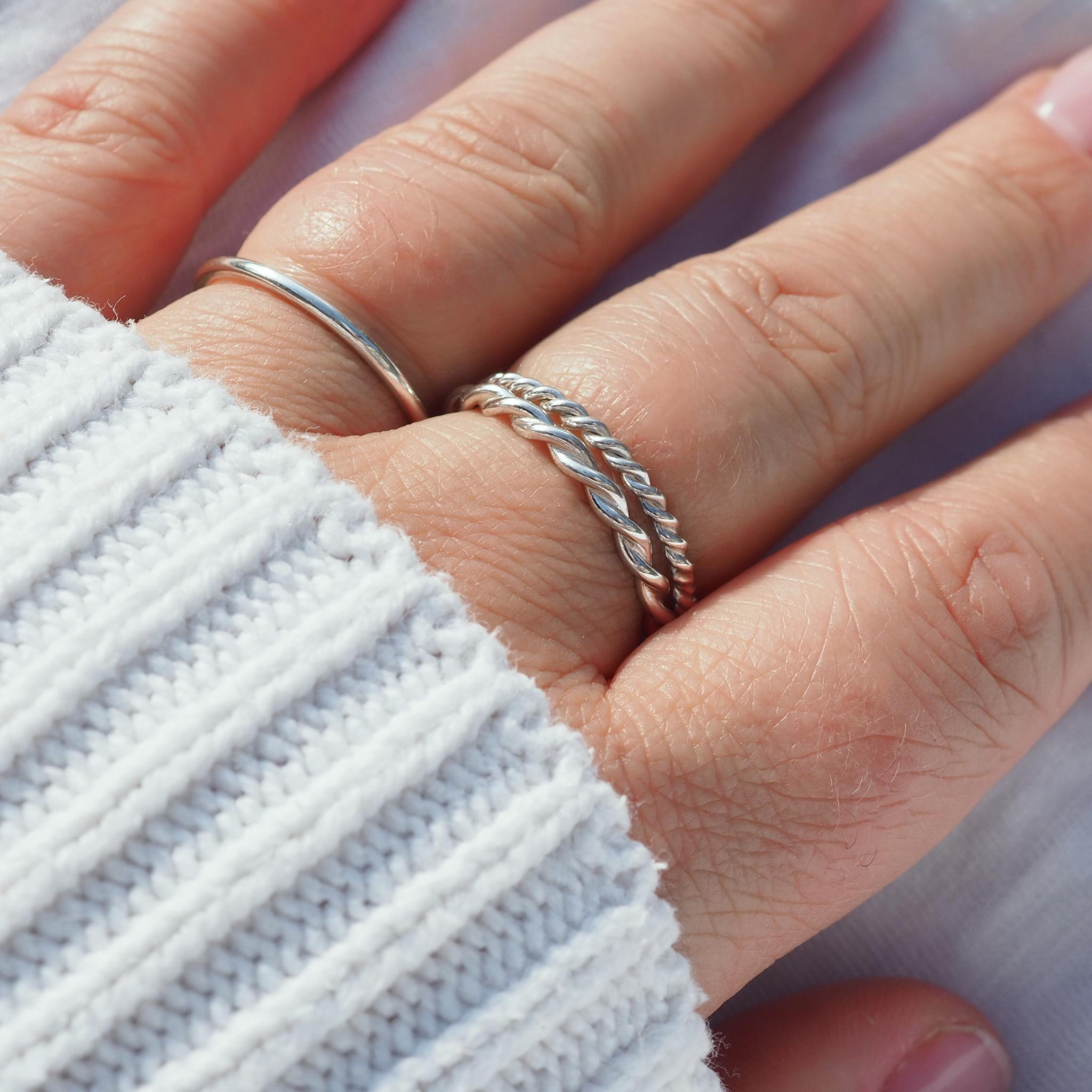 Twisted Stacking Ring