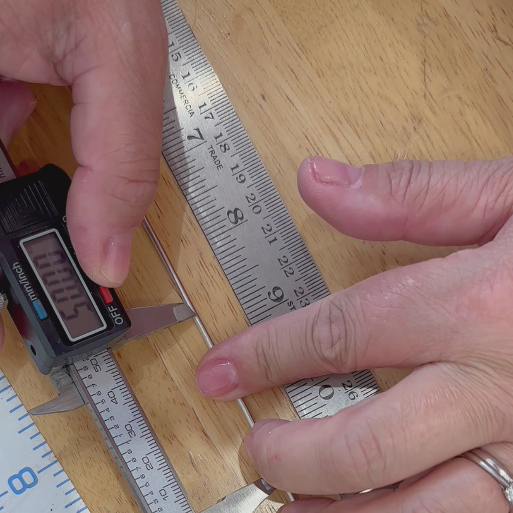 Behind the scenes making an interlocking ring necklace